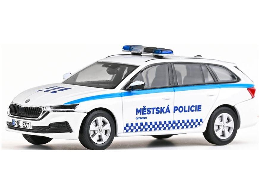 Skoda Octavia IV Estate 2020 MP Ostrava 1:43 Scale Abrex Diecast Model Car-Abrex-Diecast Model Centre