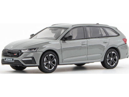 Skoda Octavia IV Estate RS 2020 Grey Steel Uni 1:43 Scale Abrex Diecast Model Car-Abrex-Diecast Model Centre