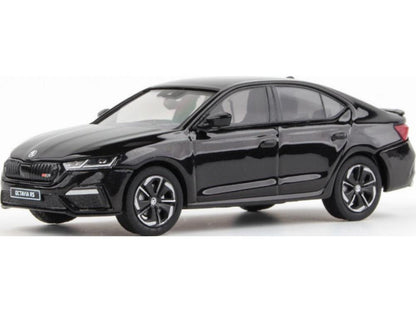 Skoda Octavia IV RS 2020 Black Crystal Metallic 1:43 Scale Abrex Diecast Model Car-Abrex-Diecast Model Centre