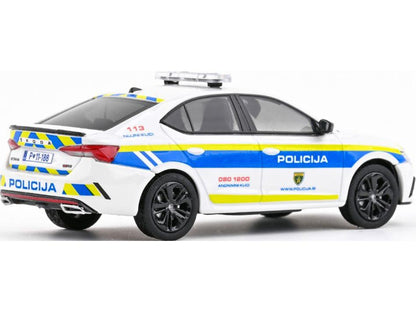 Skoda Octavia IV RS 2020 Police Slovenia 1:43 Scale Abrex Diecast Model Car-Abrex-Diecast Model Centre
