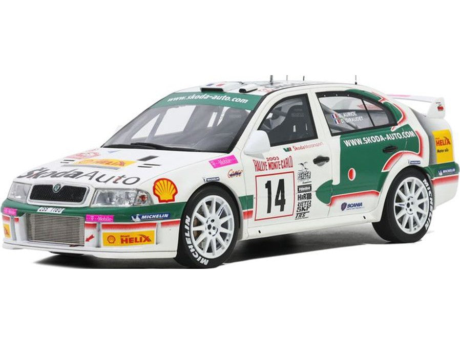Skoda Octavia WRC Evo3 #14 9th Monte Carlo Rally 2003 Auriol/Giraudet - 1:18 Scale Resin Model Car-Otto-Diecast Model Centre
