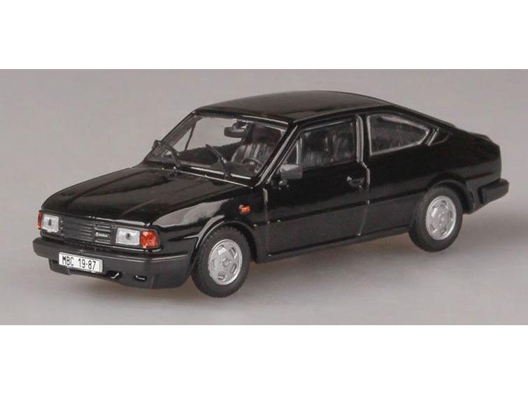 Skoda Rapid 136 1987 Black 1:43 Scale Abrex Diecast Model Car-Abrex-Diecast Model Centre