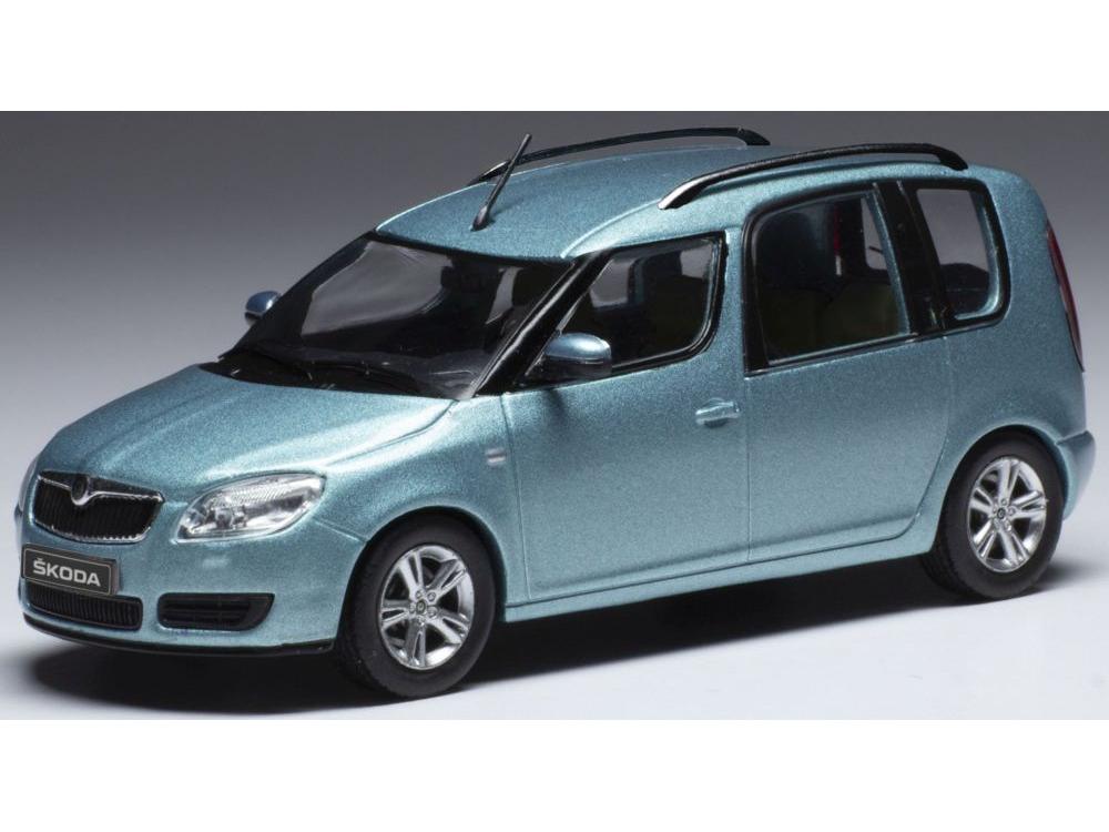 Skoda Roomster Metallic Light Blue 2007 1:43 Scale IXO Diecast Model Car-IXO-Diecast Model Centre