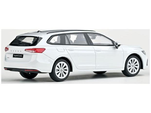 Skoda Superb IV Estate 2023 Bila Purity 1:43 Scale Abrex Diecast Model Car-Abrex-Diecast Model Centre