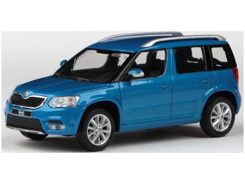 Skoda Yeti FL 2013 Blue Ocean Metallic 1:43 Scale Abrex Diecast Model Car-Abrex-Diecast Model Centre