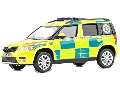 Skoda Yeti FL 2013 EMS Of Central Bohemia Region 560 1:43 Scale Diecast Car – Abrex-Abrex-Diecast Model Centre