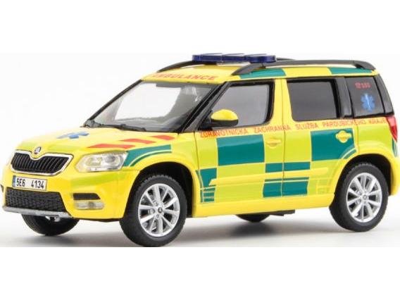 Skoda Yeti FL 2013 EMS Of Pardubice Region 161 1:43 Scale Abrex Diecast Model Car-Abrex-Diecast Model Centre