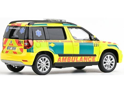 Skoda Yeti FL 2013 EMS Of Zlin Region 231 1:43 Scale Diecast Ambulance – Abrex-Abrex-Diecast Model Centre