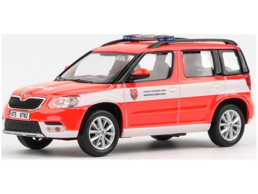 Skoda Yeti FL 2013 Fire Department of the Moravian-Silesian Region 1:43 Scale Abrex Diecast Model Car-Abrex-Diecast Model Centre