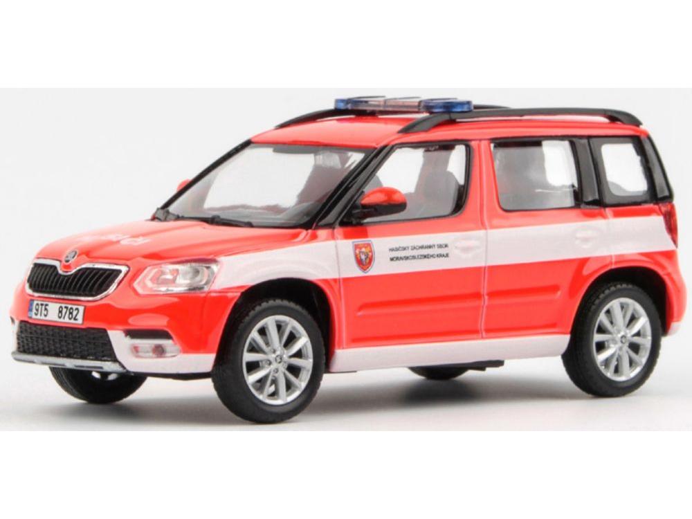 Skoda Yeti FL 2013 HZS Moravskoslezskeho Kraje 1:43 Scale Abrex Diecast Model Car-Abrex-Diecast Model Centre