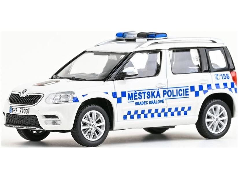 Skoda Yeti FL 2013 MP Hradec Kralove 1:43 Scale Abrex Diecast Model Car-Abrex-Diecast Model Centre