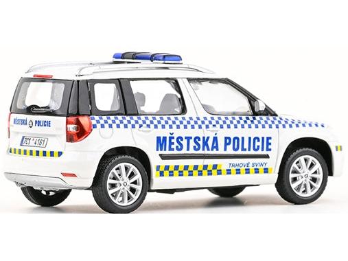 Skoda Yeti FL 2013 Municipal Police Trhove Sviny 1:43 Scale Diecast Car – Abrex-Abrex-Diecast Model Centre