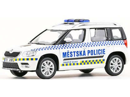 Skoda Yeti FL 2013 Municipal Police Trhove Sviny 1:43 Scale Diecast Car – Abrex-Abrex-Diecast Model Centre