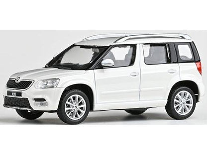 Skoda Yeti FL 2013 White Candy 1:43 Scale Diecast Model Car – Abrex-Abrex-Diecast Model Centre
