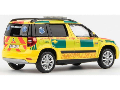 Skoda Yeti FL 2013 ZZS Ambulance Plzenskeho Kraje 255 1:43 Scale Abrex Diecast Model Car-Abrex-Diecast Model Centre