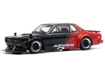 Nissan Skyline GT-R V8 Drift (Hakosuka) 'Advan' - 1:64 Scale Model Car-Pop Race-Diecast Model Centre