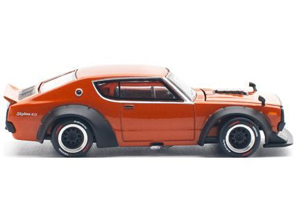 Skyline GT-R V8 Drift (Kenmeri) orange - 1:64 Scale Model Car-Pop Race-Diecast Model Centre