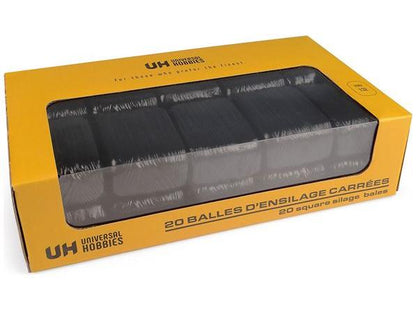 Square Silage Bales Black (Pack of 20) 1:32 Scale Universal Hobbies Diecast Model-Universal Hobbies-Diecast Model Centre
