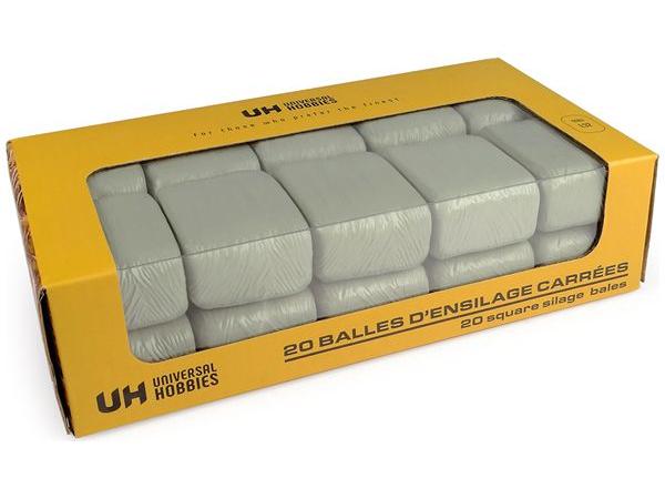 Square Silage Bales Green (Pack of 20) 1:32 Scale Universal Hobbies Diecast Model-Universal Hobbies-Diecast Model Centre