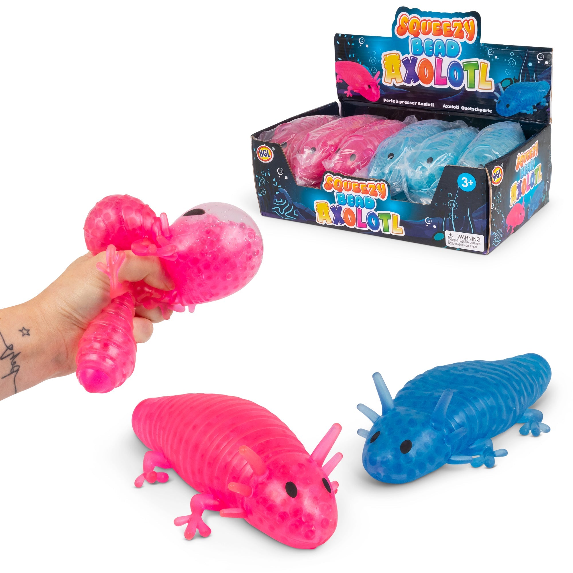 Squeezy Bead Axolotl-Diecast Model Centre-Diecast Model Centre