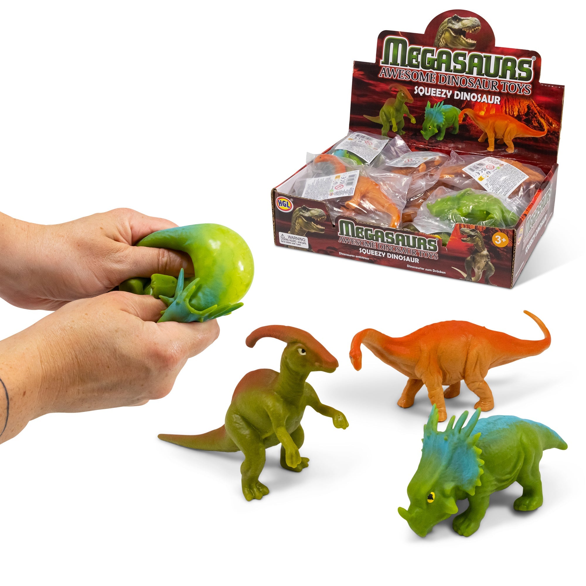 Squeezy Bead Ball Dinosaurs-Diecast Model Centre-Diecast Model Centre