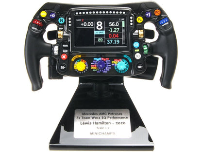 Steering Wheel Mercedes-AMG F1 W11 EQ Performance 2020 Lewis Hamilton 1:2 Scale Minichamps Replica-Minichamps-Diecast Model Centre