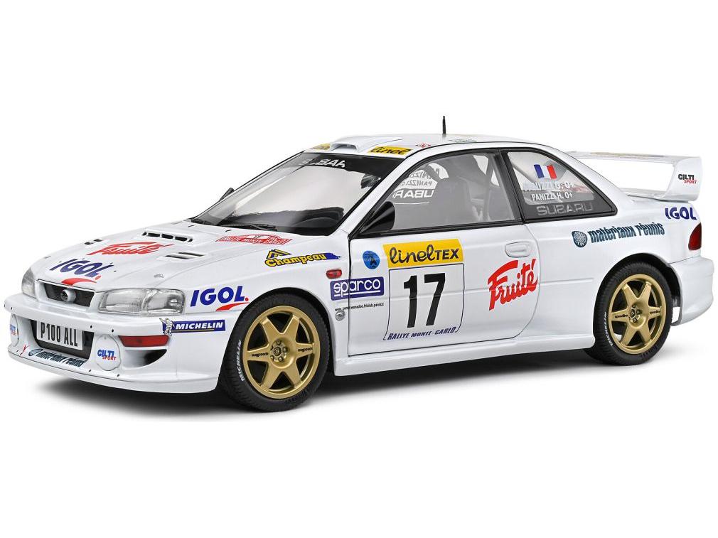 Subaru Impreza 22B B#17 Panizzi Panizzi Rallye Monte Carlo 1999 1:18 Scale Solido Diecast Model-Solido-Diecast Model Centre