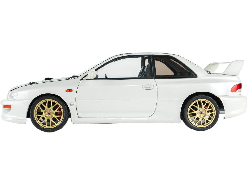 Subaru Impreza 22B Solido Works White 1998 1:18 Scale Diecast Car – Solido-Solido-Diecast Model Centre