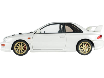 Subaru Impreza 22B Solido Works White 1998 1:18 Scale Diecast Car – Solido-Solido-Diecast Model Centre