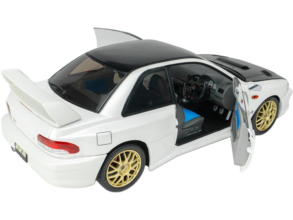 Subaru Impreza 22B Solido Works White 1998 1:18 Scale Diecast Car – Solido-Solido-Diecast Model Centre
