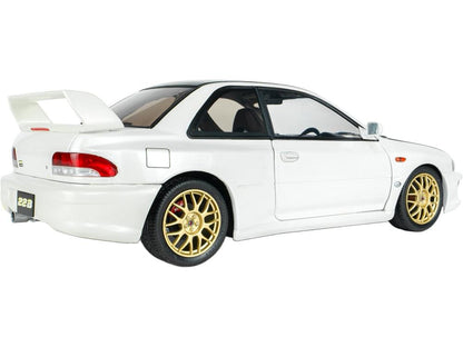 Subaru Impreza 22B Solido Works White 1998 1:18 Scale Diecast Car – Solido-Solido-Diecast Model Centre