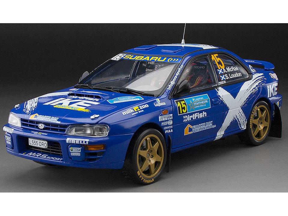 Subaru Impreza 555 #15 A.McRae/S.Loudon Logiman Mythical Cars Rally 2023 (999pcs) 1:18 Scale Sun Star Diecast Model Car-Sun Star-Diecast Model Centre