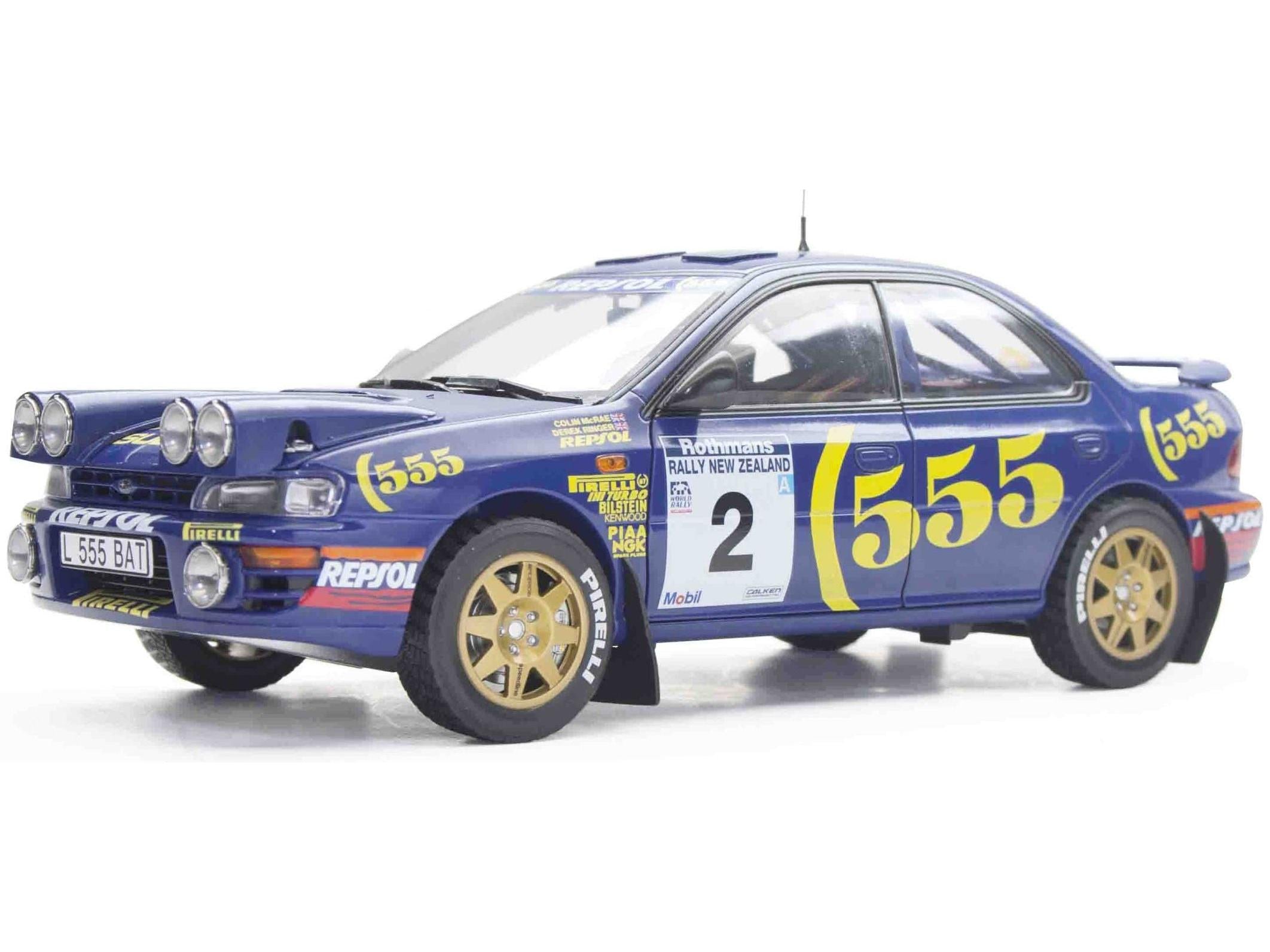 Subaru Impreza 555 No.2 Rally NZ 1994 C.McRae/D.Ringer 1:18 Scale Sun Star Diecast Model Car-Sun Star-Diecast Model Centre