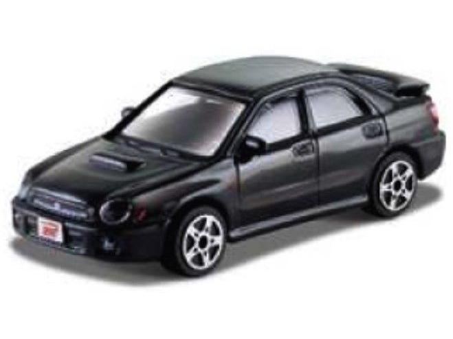 Subaru Impreza Black 1:43 Scale Bburago Diecast Toy Car-Bburago-Diecast Model Centre