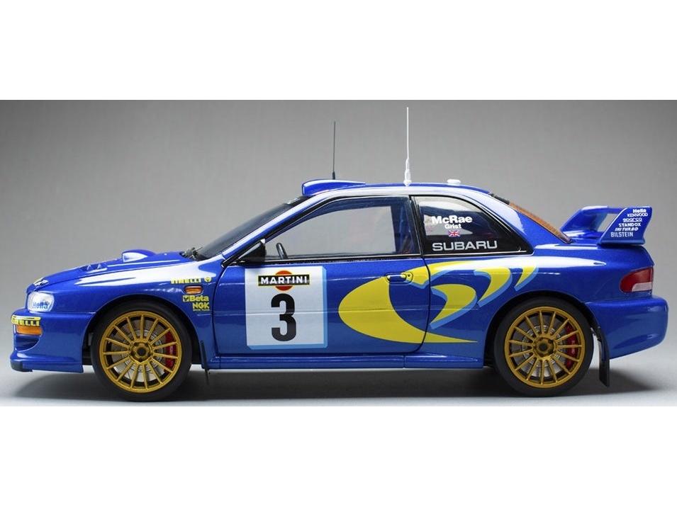 Subaru Impreza S5 WRC 98 Rallye Sanremo 1998 3rd #3 C. McRae N. Grist 1:18 Scale Diecast Model Car – Sun Star-Sun Star-Diecast Model Centre