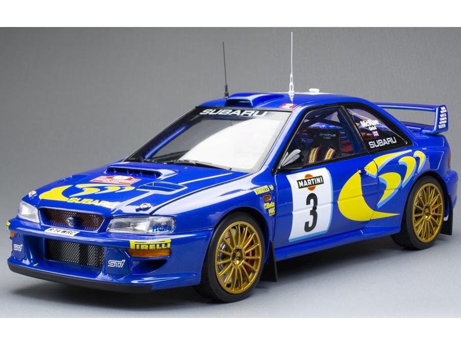 Subaru Impreza S5 WRC 98 Rallye Sanremo 1998 3rd #3 C. McRae N. Grist 1:18 Scale Diecast Model Car – Sun Star-Sun Star-Diecast Model Centre