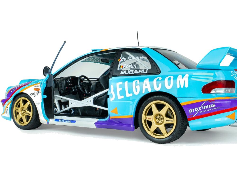 Subaru Impreza S5 WRC99 Green Belgium Ypres Westhoek Rally 1998 #2 Mevius Fortin 1:18 Scale Diecast Model Car – Solido-Solido-Diecast Model Centre