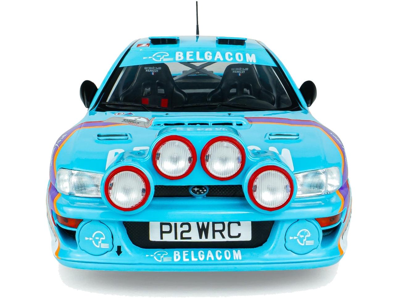 Subaru Impreza S5 WRC99 Green Belgium Ypres Westhoek Rally 1998 #2 Mevius Fortin 1:18 Scale Diecast Model Car – Solido-Solido-Diecast Model Centre