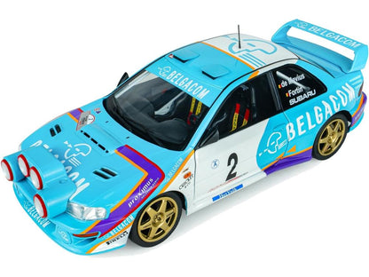 Subaru Impreza S5 WRC99 Green Belgium Ypres Westhoek Rally 1998 #2 Mevius Fortin 1:18 Scale Diecast Model Car – Solido-Solido-Diecast Model Centre