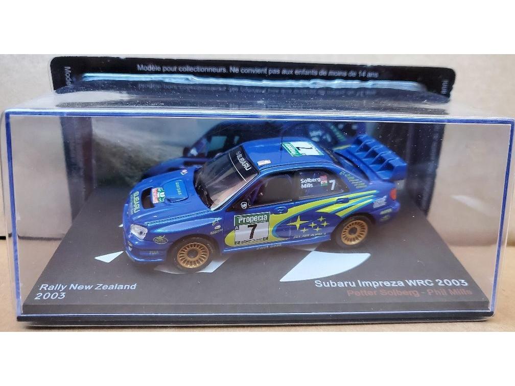Subaru Impreza WRC Rally New Zealand 2003 1:43 Scale Diecast Model-Unbranded-Diecast Model Centre
