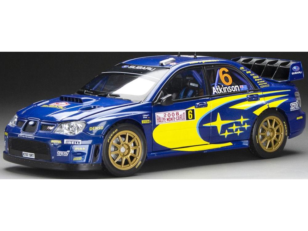 Subaru Impreza WRC07 #6 C.Atkinson/ S.Prevot 3rd Rallye Monte Carlo 2008 1:18 Scale Sun Star Diecast Model Car-Sun Star-Diecast Model Centre