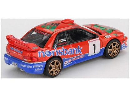 Subaru Impreza WRC97 #1 1999 DRM Champion (LHD) Blister Packaging 1:64 Scale MINI GT Diecast Model Car-MINI GT-Diecast Model Centre