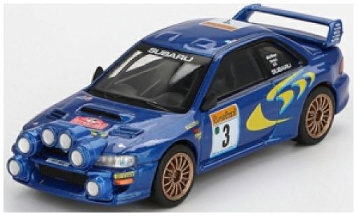 Subaru Impreza WRC98 #3 3rd Rally Monte Carlo 1998 (LHD) 1:64 Scale MINI GT Diecast Model-MINI GT-Diecast Model Centre