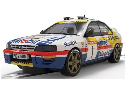 Subaru Impreza WRX - 1997 ERC Champion in Clear Box 1:32 Scale Scalextric-Scalextric-Diecast Model Centre