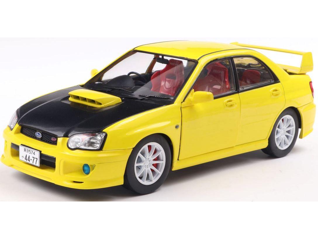 Subaru Impreza WRX STI Streetfighters2003 Yellow 1:18 Scale Solido Diecast Model-Solido-Diecast Model Centre