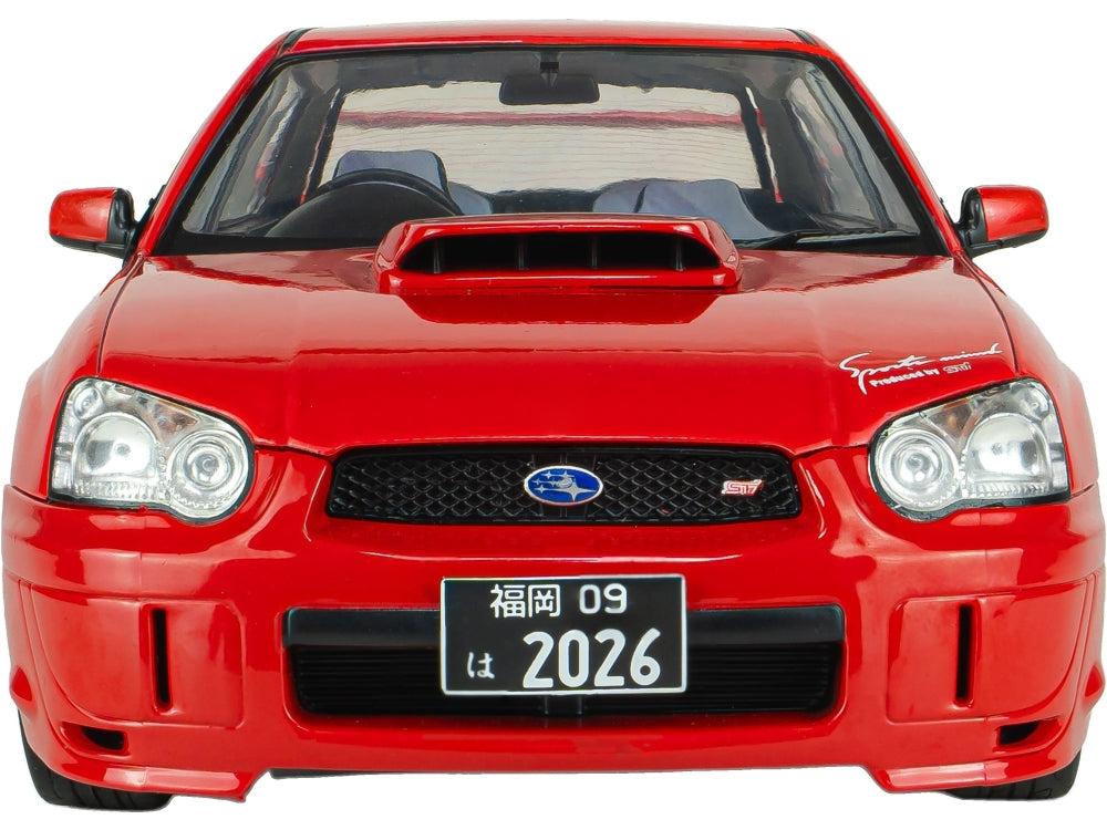 Subaru Impreza WRX STi Flame Red 2004 1:18 Scale Diecast Car – Solido-Solido-Diecast Model Centre
