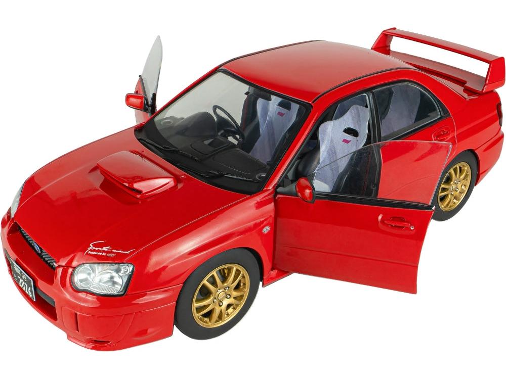 Subaru Impreza WRX STi Flame Red 2004 1:18 Scale Diecast Car – Solido-Solido-Diecast Model Centre