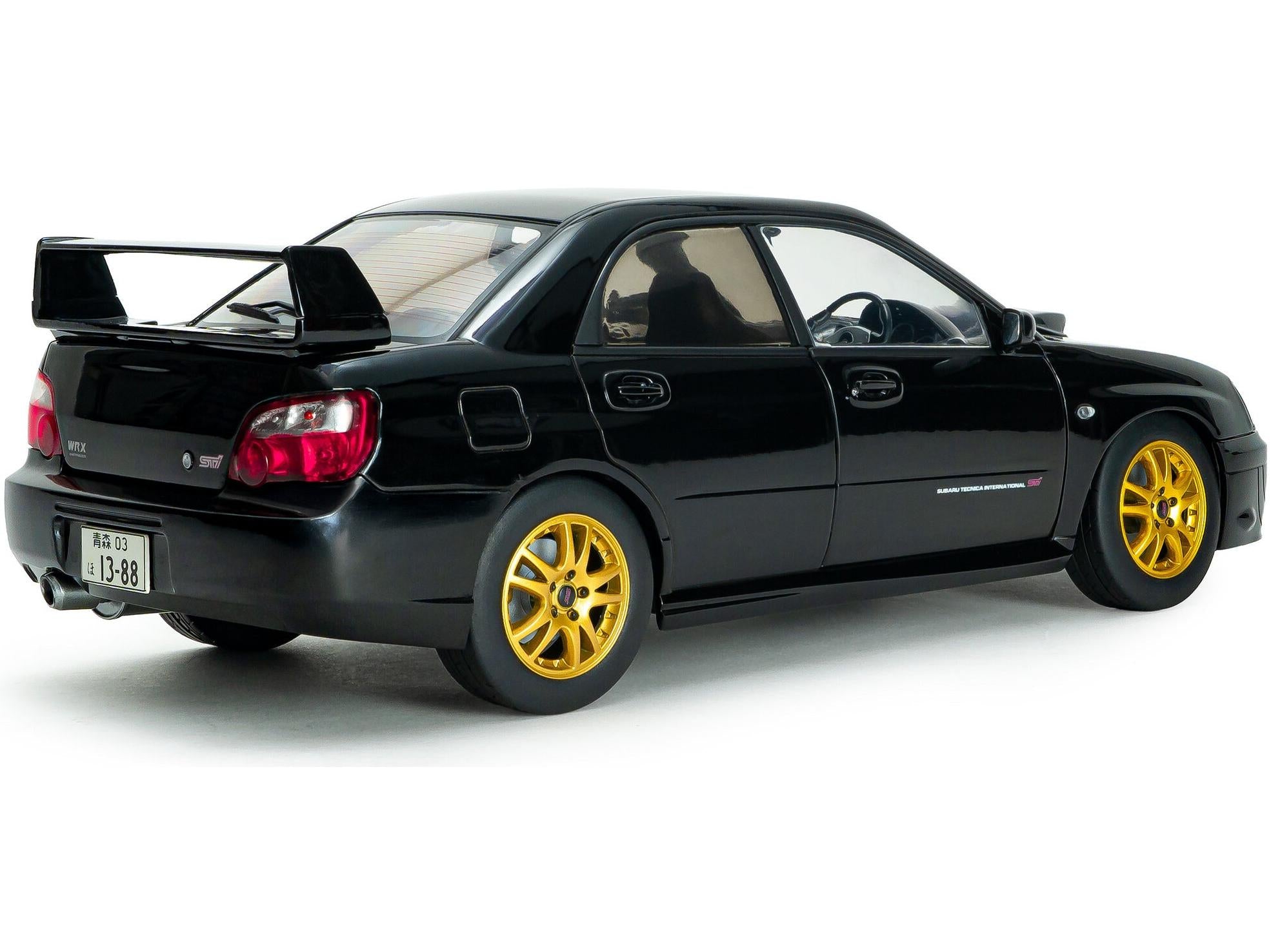 Subaru Impreza WRX STi Java Black Pearl 2004 1:18 Scale Diecast Model Car – Solido-Solido-Diecast Model Centre