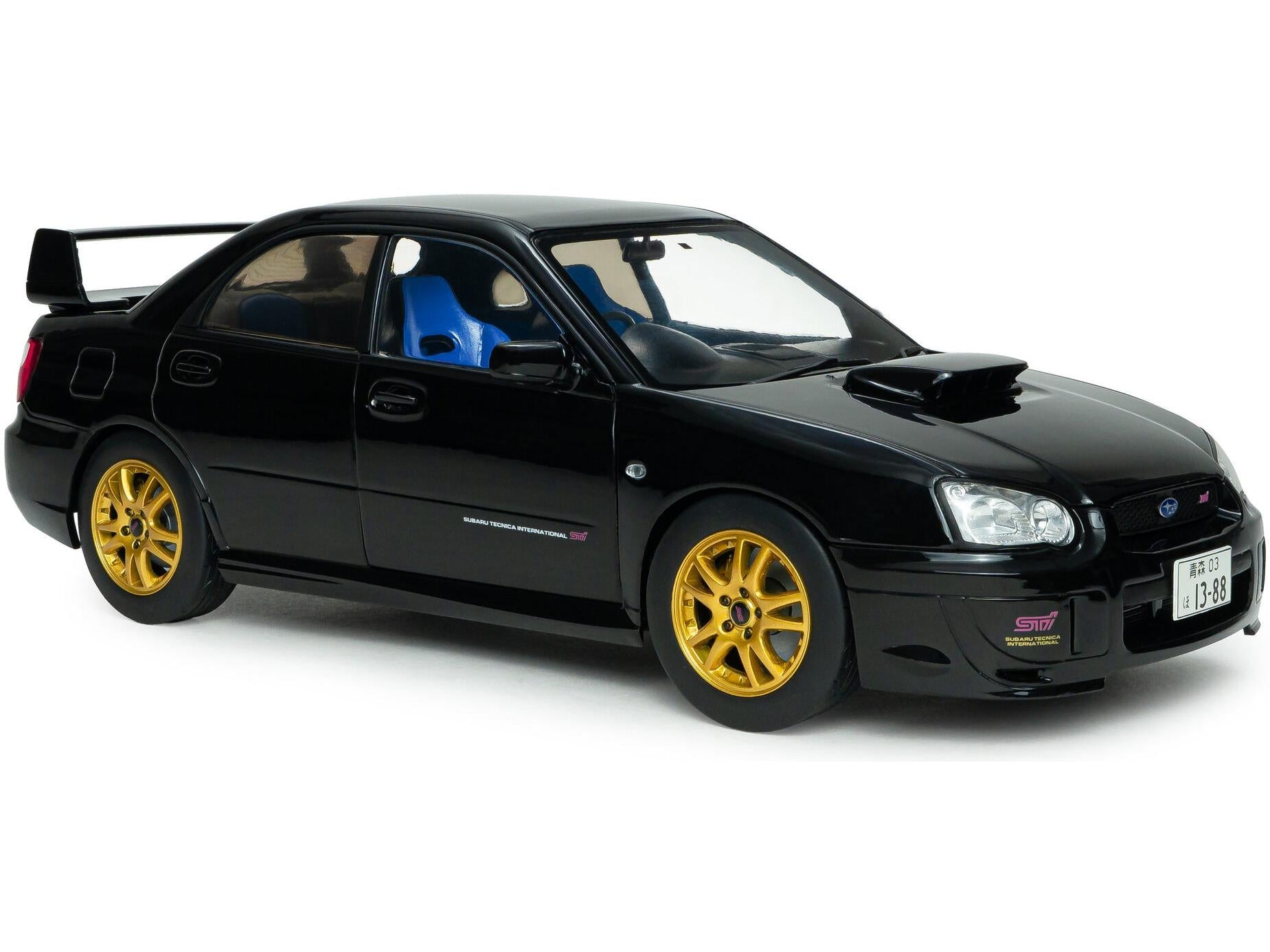 Subaru Impreza WRX STi Java Black Pearl 2004 1:18 Scale Diecast Model Car – Solido-Solido-Diecast Model Centre
