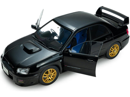 Subaru Impreza WRX STi Java Black Pearl 2004 1:18 Scale Diecast Model Car – Solido-Solido-Diecast Model Centre